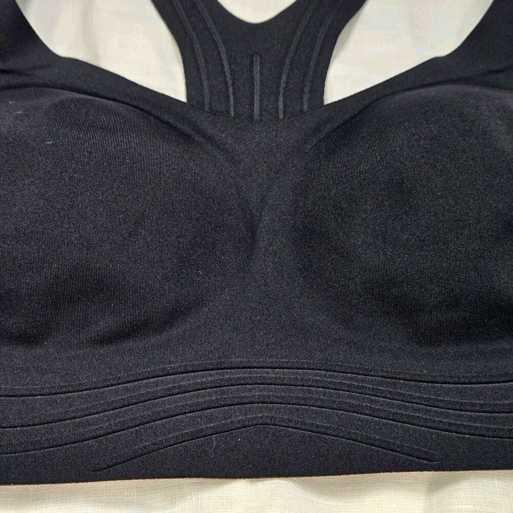 All In Motion High Support Sports Bra Black S Adjustable Straps NWT - Picture 4 of 15